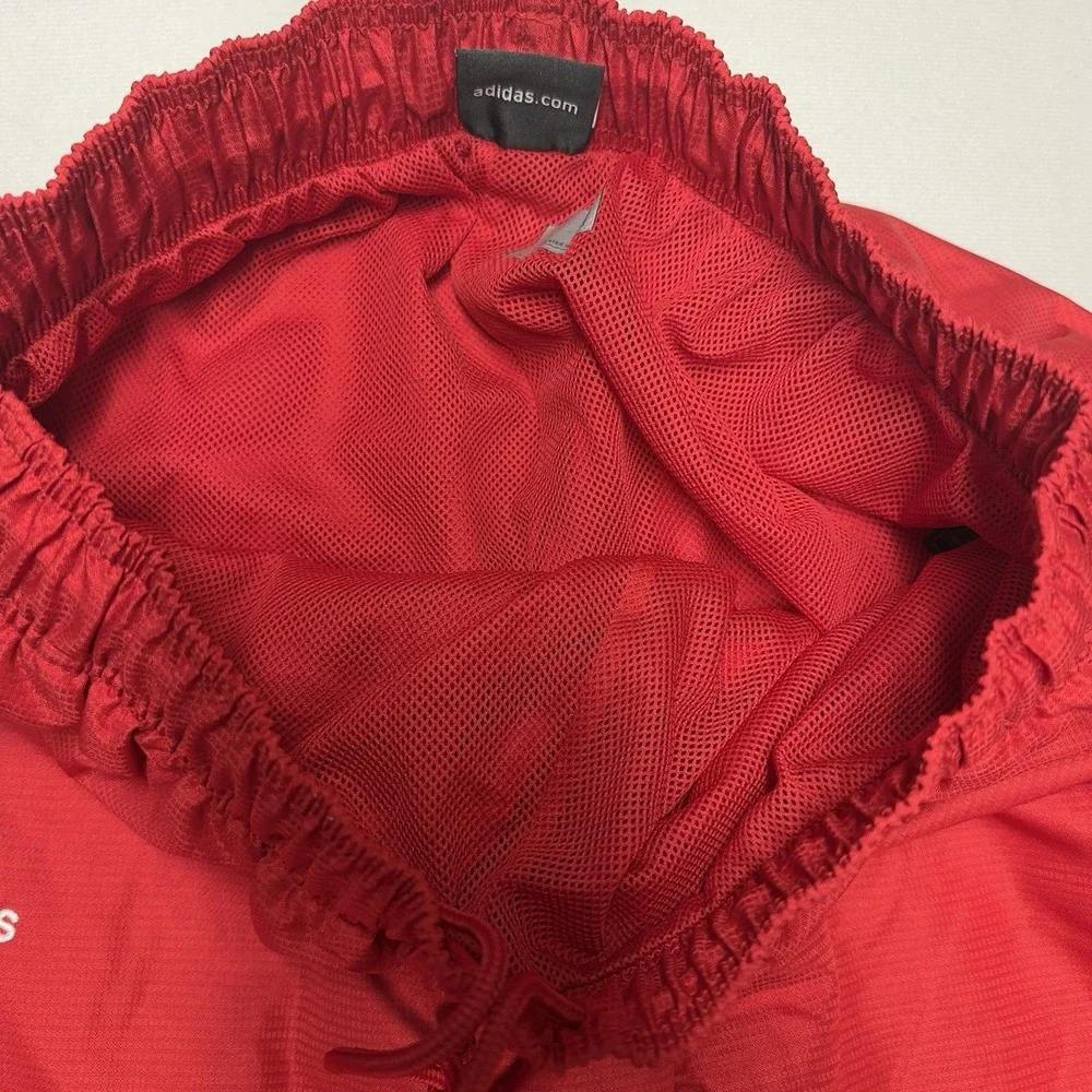 Adidas Red Men's L Large Lined Track Pants 9623A New NWT Active NCAA Team 2012